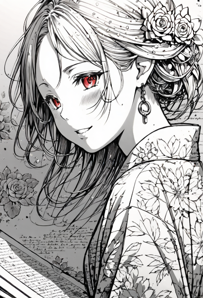 紅い瞳の秘密の読書時間