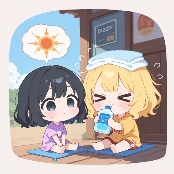 軽い熱中症なのかな？