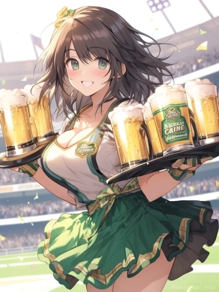 ビール売り子チアリーダー