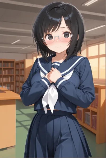 図書館で芽生える恋