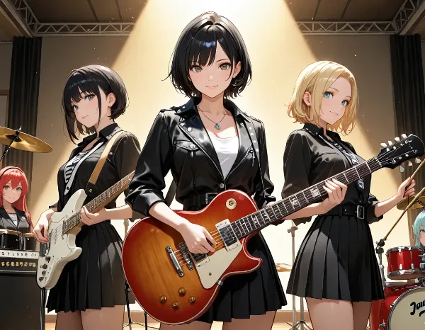 スポットライトに輝く青春のロック