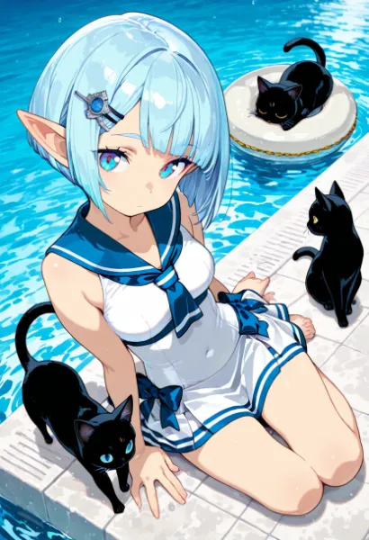 黒猫の秘密の休日