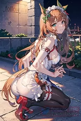 よくみると手がおかしいけどメイドのサイレンススズカ