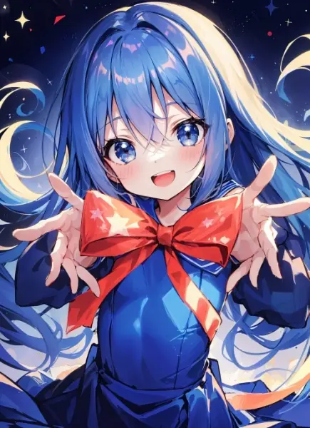 うちの子とリボン