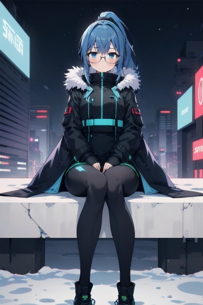 メガネ女子