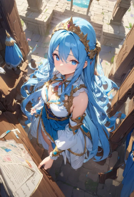 青髪のお姫様