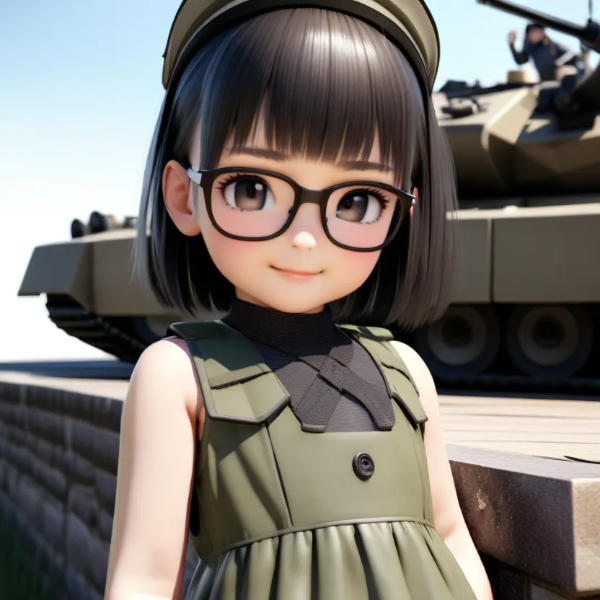 戦車と少女