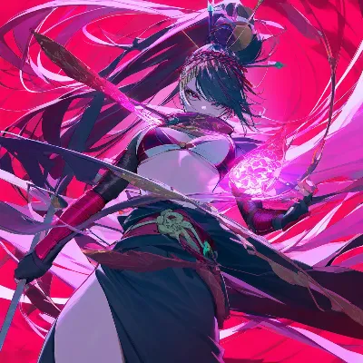 紅き剣光を纏う戦乙女