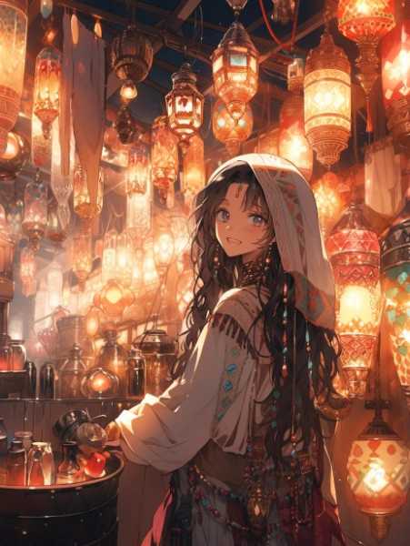 No.1408 明るいショップガール