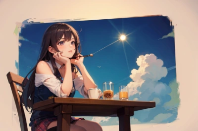 ほおづえ
