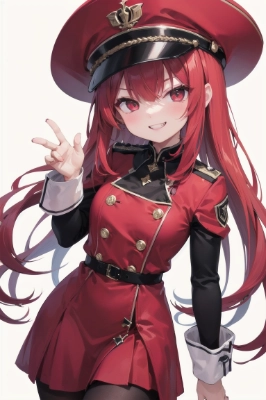 ユニフォームを着ている少女