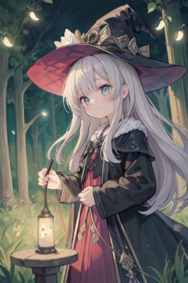 魔法の森の夜