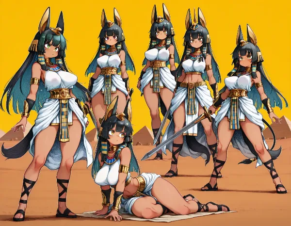 砂漠の守護女神たち：アヌビスの覚醒