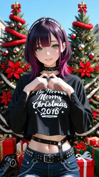 パンクファッションガール