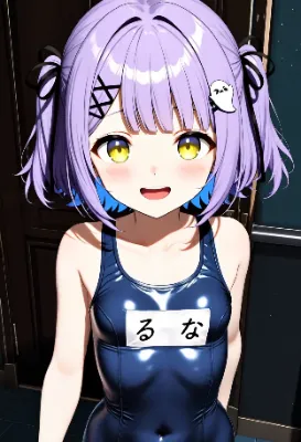 [動画]スク水るなちゃん