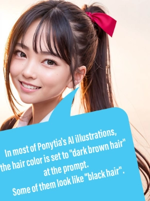 ポニーテール美少女からのお知らせ？