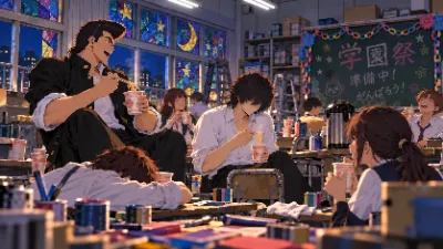 学園祭前夜