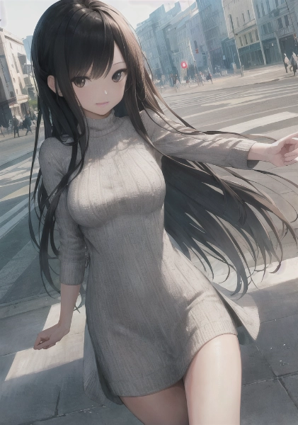 サマーニットのお姉さん 22