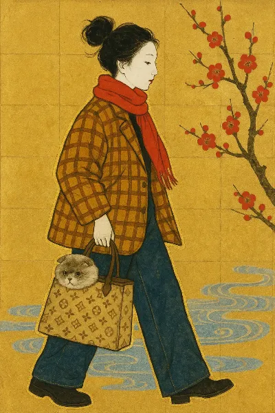 梅花散歩の秘密の相棒