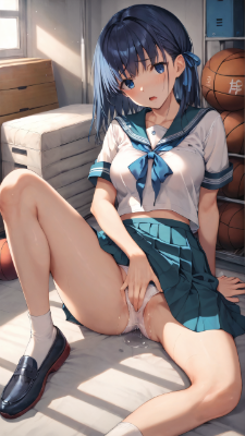 見つかった青髪ちゃん