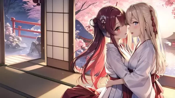 巫女さん（百合）