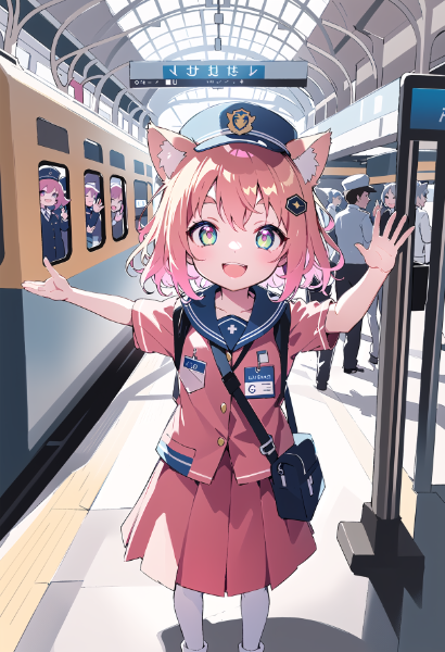 もうすぐ出発ですよ～