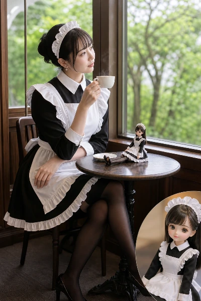 給仕服のお人形