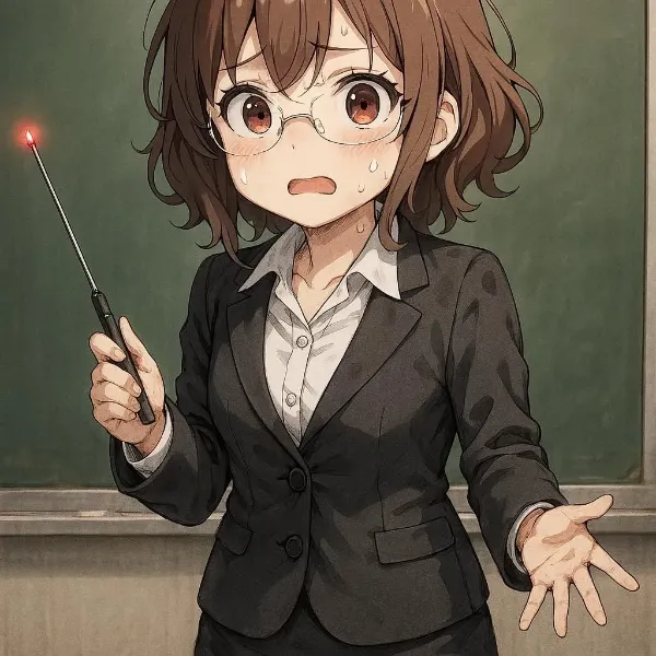 ドジっ子メガネ先生の困惑授業