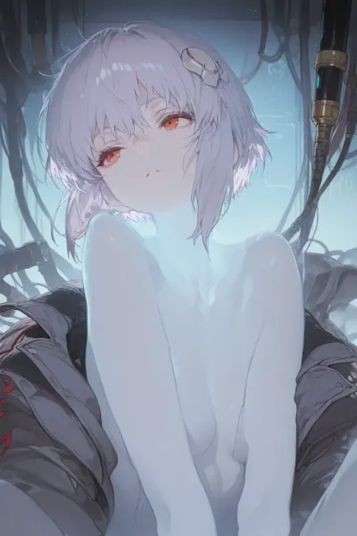 銀髪の機械少女