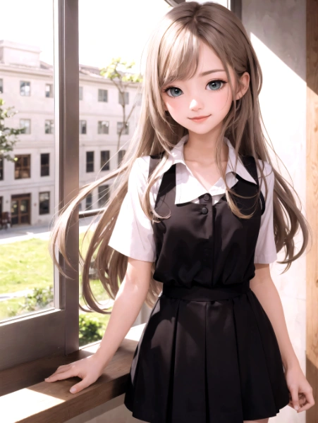 窓辺の少女