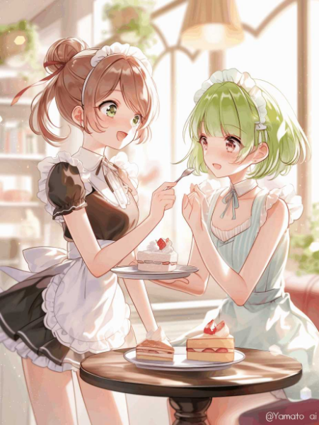 🍰一緒に食べると見っと美味しいね💕