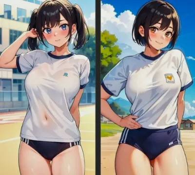 スポーツブルマーの女の子(その2)