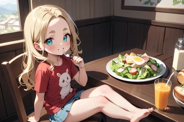 朝食おでこちゃん