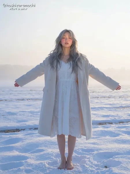 凍る空気に溶ける幻想 - An illusion melting in the frozen air