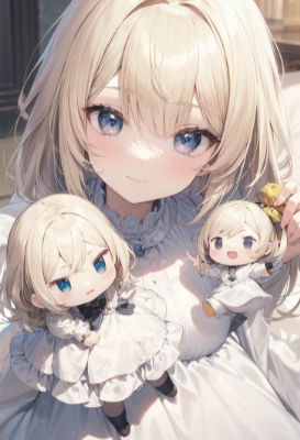 少女と人形