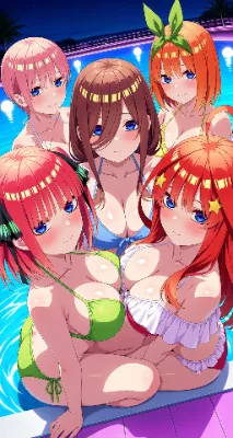 中野一花・中野二乃・中野三玖・中野四葉・中野五月/五等分の花嫁