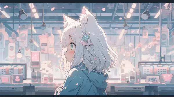 コンビニの桜色出会い