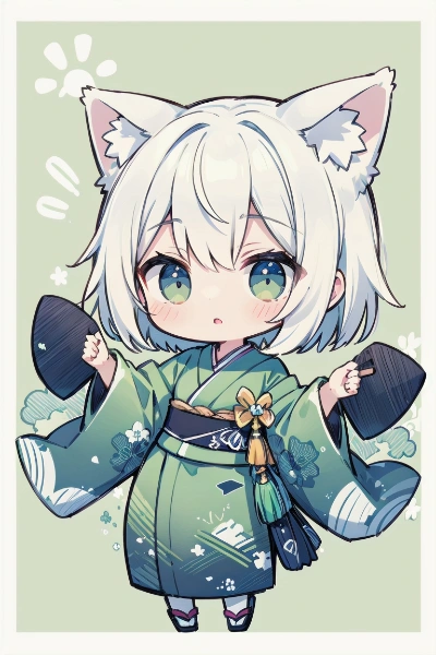 ねこみみ着物っ子