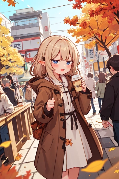 エルフ散歩