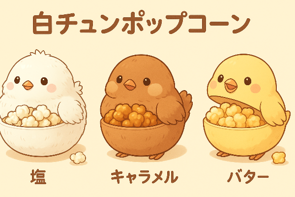 好きな味を選んでね！