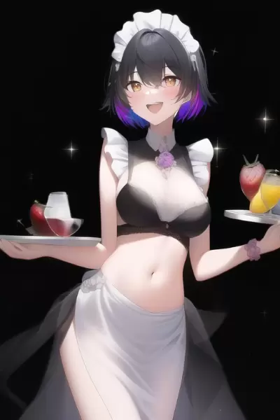 ミックスジュースとメイドちゃんです