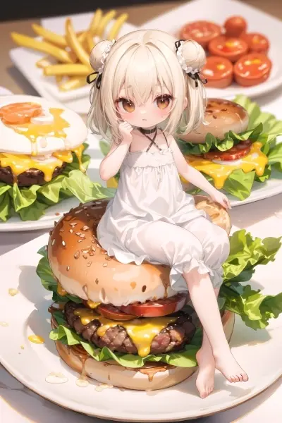 バーガークッション