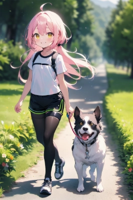 犬の散歩