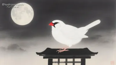 🌙夜を飾る、小さな芸術家