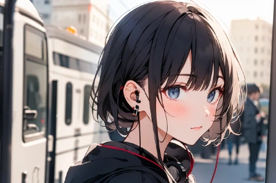 通学中