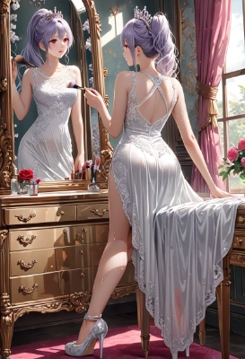 白いドレスの少女2