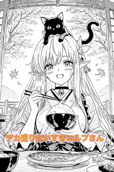 デカ盛りだいすきエルフさん