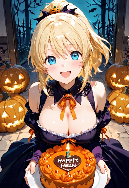 悪魔少女の甘いハロウィン・サプライズ
