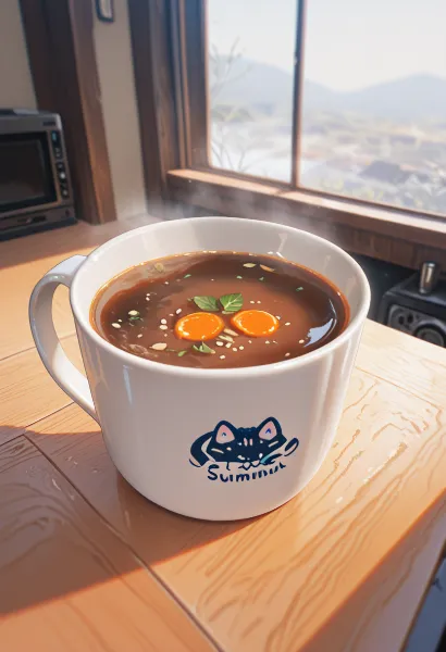 窓辺の猫と朝の温もり