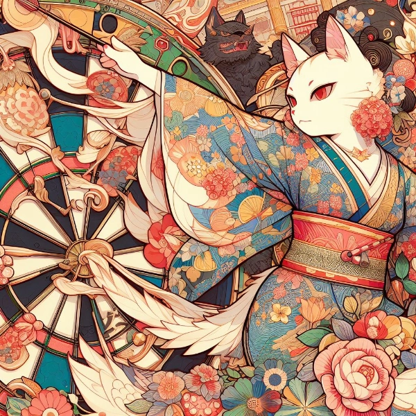 ゲームをする猫たち　その２（かわいい？系）